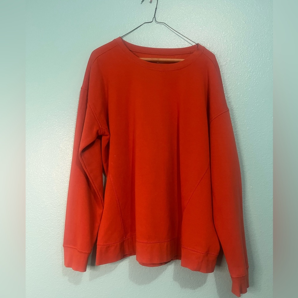 Red Crewneck Sweatshirt